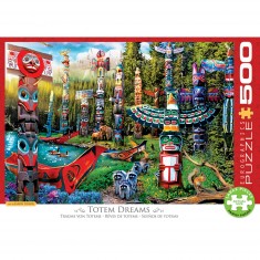 500 Teile Puzzle XL: Träume von Totems