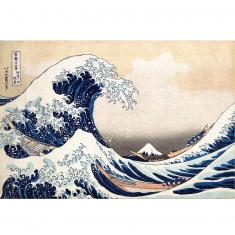 Puzzle 1000 pièces : Hokusai : The Great Wave of Kanagawa