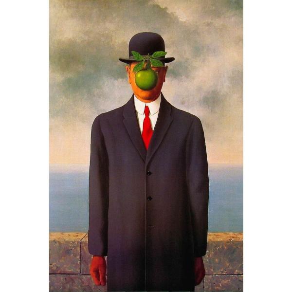 1000 pieces puzzle: René Magritte: the son of man - EuroG-6000-5478