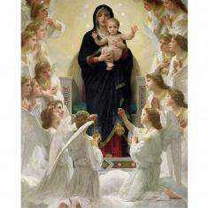 Puzzle de 1000 piezas: William A. Bouguereau: Virgen con ángeles