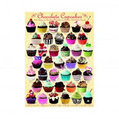 1000 pieces puzzle: Chocolate cupcakes