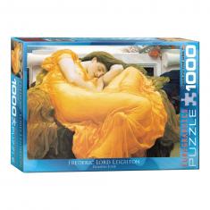 Puzzle 1000 pièces : Frederick Lord Leighton : Juin Flamboyant