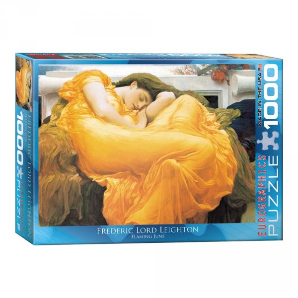 1000 Teile Puzzle: Frederick Lord Leighton: Flaming June - EuroG-6000-3214