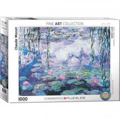 Puzzle 1000 pièces : Claude Monet : Les nénuphars