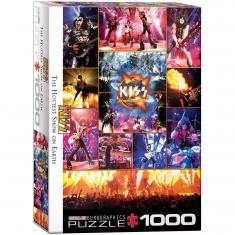 1000 pieces puzzle: rock band KISS