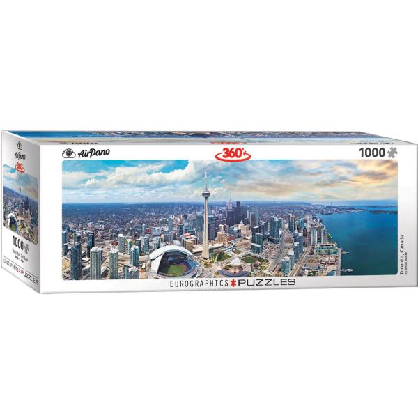 1000 piece puzzle panoramic :  Toronto Canada - EuroG-6010-5303