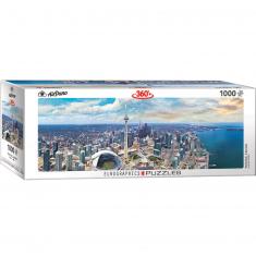 Puzzle 1000 pièces panoramique : Toronto, Canada