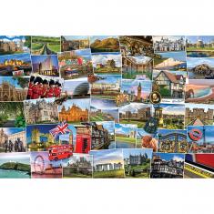 1000 Teile Puzzle: Reise nach Großbritannien