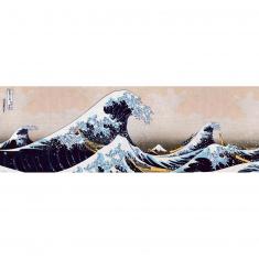 1000 pieces panoramic puzzle: Hokusai: The Great Wave of Kanagawa