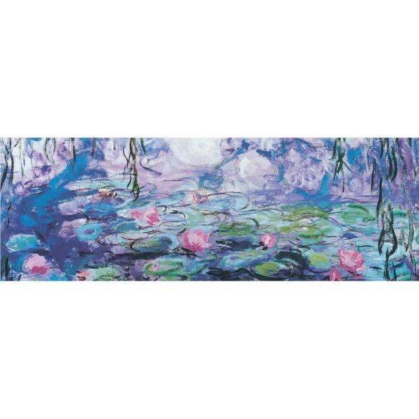 Puzzle 1000 pièces panoramique : Claude Monet : Les Nymphéas - EuroG-6010-4366