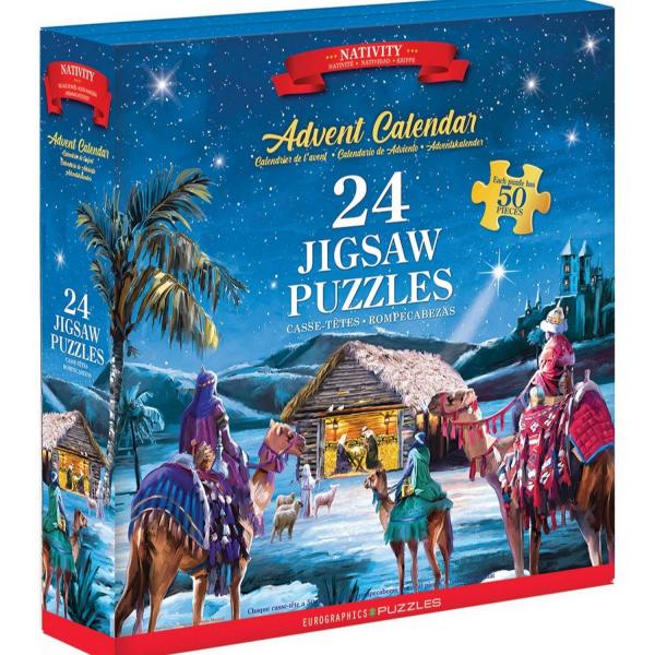 Calendrier de l'avent : 24 Puzzles - Nativité - EuroG-9924-5918