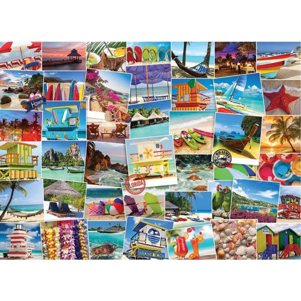 1000 pieces puzzle: Globe-trotter: Beaches - EuroG-6000-0761
