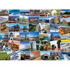 1000 pieces puzzle: Globe-trotter: Canada