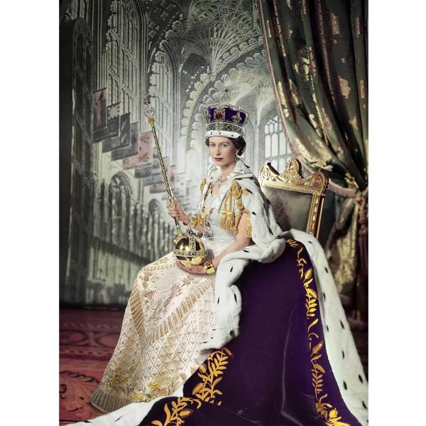 Puzzle de 1000 piezas: la reina Isabel II - EuroG-6000-0919