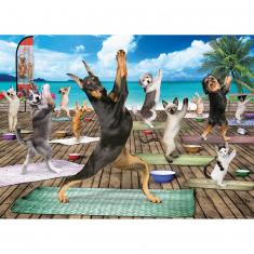 500-teiliges XL-Puzzle: Yoga und Spa