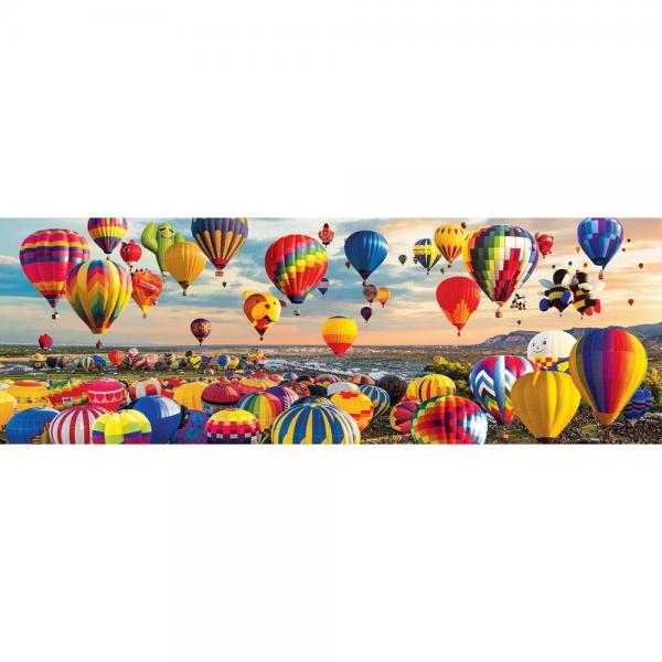 Puzzle Panoramique 1000 pièces : Décollage des ballons - EuroG-6010-5923