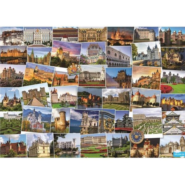 Puzzle 1000 pièces : Globe-trotteur : Châteaux et palaces - EuroG-6000-0762