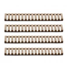Lot de 4 cache rail tan - G&G