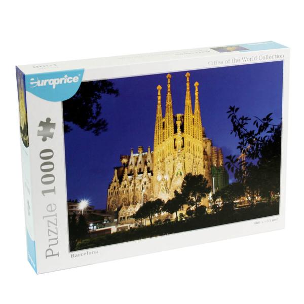 1000 pieces puzzle : Cities of the World : Barcelona  - Europrice-PUA0493