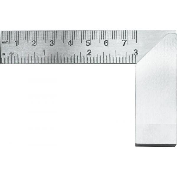 3in (7.62cm) Precision Carbon Steel Machine Square (Bulk) - EXL60019