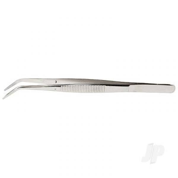 4.5in Curved Stainless Steel Tweezers  - EXL30410