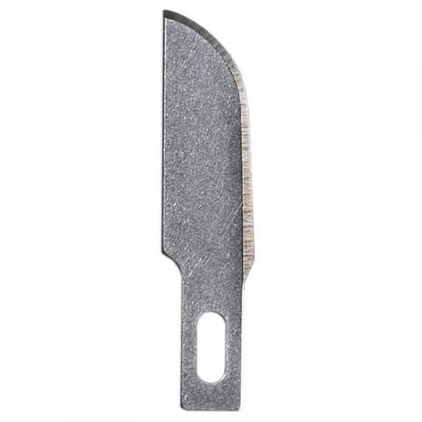#10 Curved Edge Blade, Shank 0.25" (0.58 cm) (100pcs) (Bulk) - EXL22610
