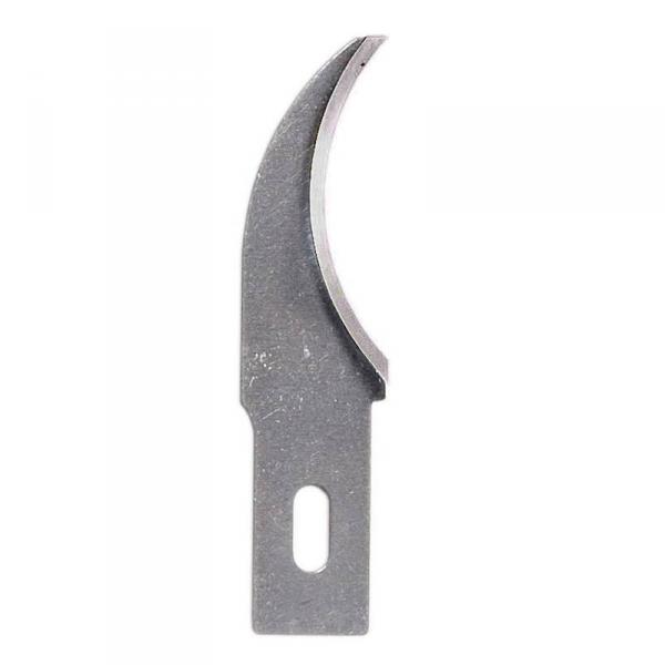 #28 Concave Blades, Shank 0.345" (0.88 cm) (5pcs) (Carded) - EXL20028