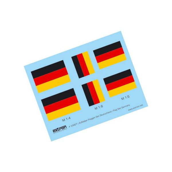 Set autocollant drapeau allemand - Extron - X3427