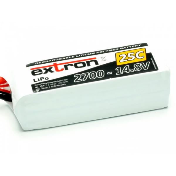Accu LiPo Extron X2 2700 - 14,8v (25C - 50C) - Extron - X6417