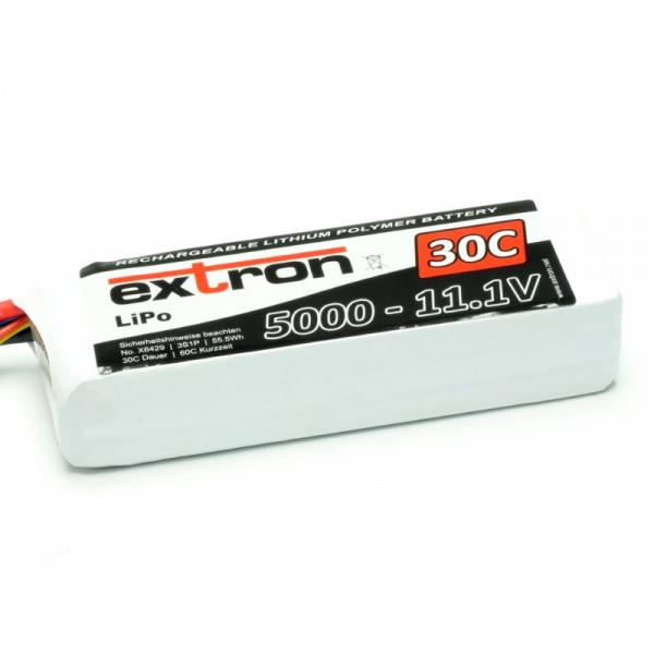 Accu LiPo Extron X2 5000 - 11,1v (30C/60C) - Extron - X6429