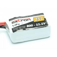 Accu LiPo Extron X2 800 - 11,1v (25C - 50C) - Extron