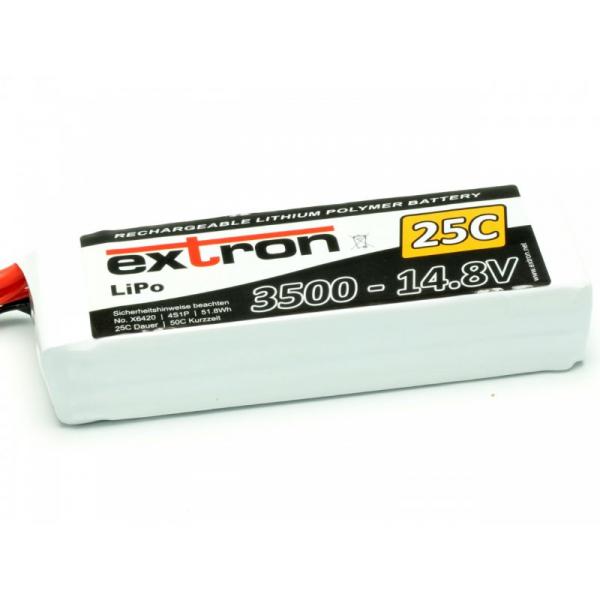 Accu LiPo Extron X2 3500 - 14,8v (25C - 50C) - Extron - X6420