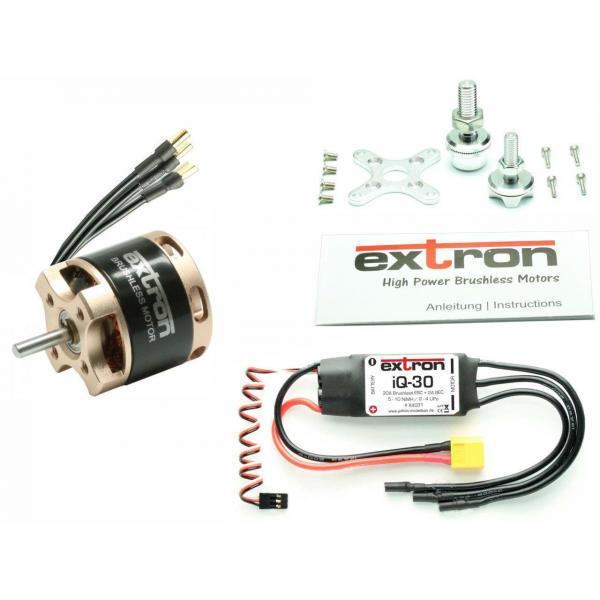 Moteur Brushless EXTRON 2212-26 (1000KV) Combo Set + Controleur IQ-30 - X4045