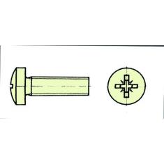 Vis nylon tête cylindrique croix M4X60 (emb.:10pcs) - Extron