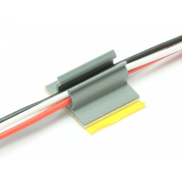Fixation câble clip à U auto-adhésive 6mm (emb.:5pcs) - Extron - X7061-6