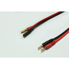 Cable de recharge 4mm prise mâle doré - Extron