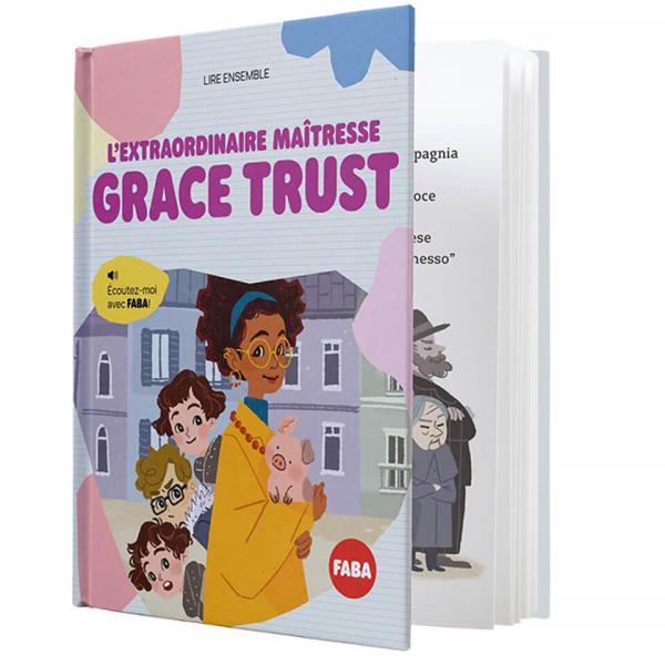 Livre audio conteuse Faba : L’extraordinaire maîtresse Grace Trust - Faba-BKF10001