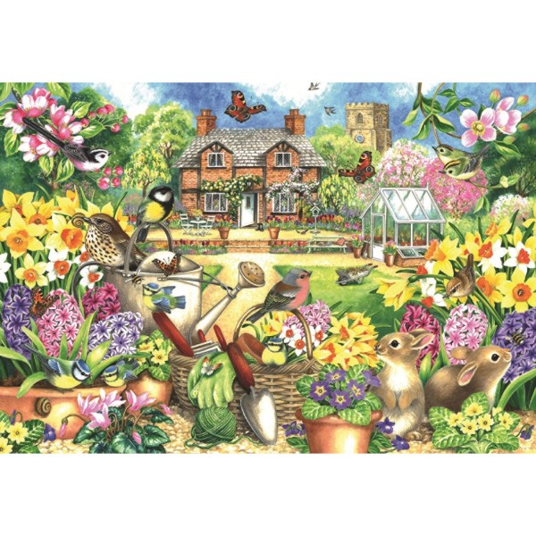 Puzzle de 1000 piezas: Spring Gardens - Diset-11106