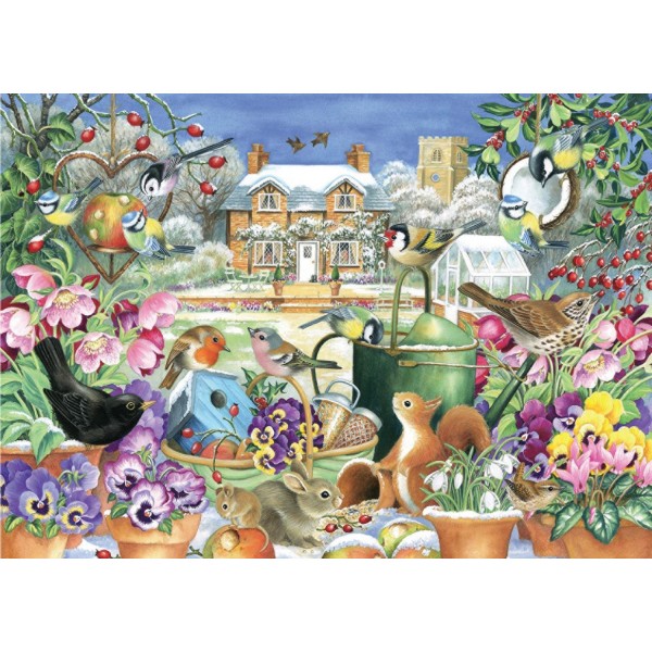 Puzzle 1000 pièces : Jardin d'hiver - Diset-11130