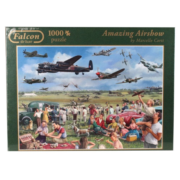 Puzzle 1000 pièces : Amazing Airshow - Diset-611030
