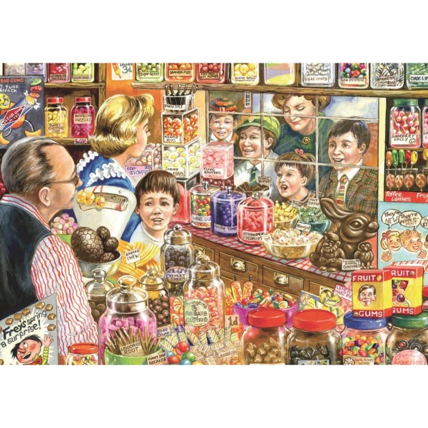 Puzzle 1000 pièces : The Little Sweet Shop - Diset-611079