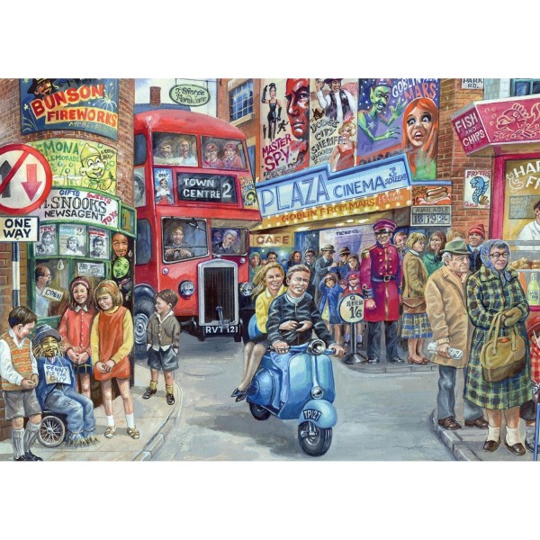Puzzle 1000 pièces : Life in the City - Diset-611090