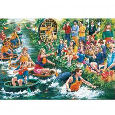 1000 piece puzzle: The Coracle Regatta 