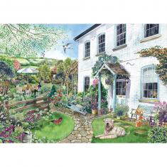 1000 Teile Puzzle : Cottage mit Aussicht