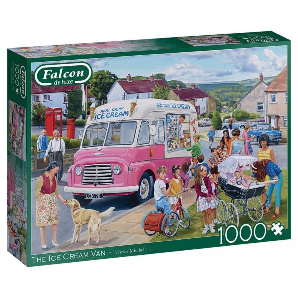 Puzzle de 1000 piezas : La furgoneta de los helados - Diset-11339