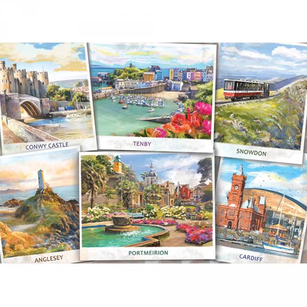 1000 piece puzzle : Welcome to Wales - Diset-11341