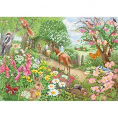 Puzzle de 1000 piezas: paseo a caballo por la tarde