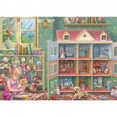Puzzle 1000 pièces : Souvenirs de maison de poupées