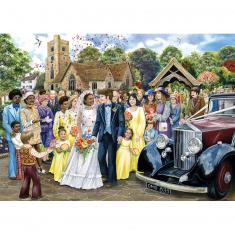 500 piece puzzle : The Wedding  