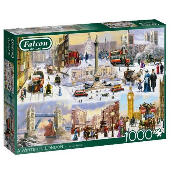 1000 piece puzzle: Winter in London - Diset-11306